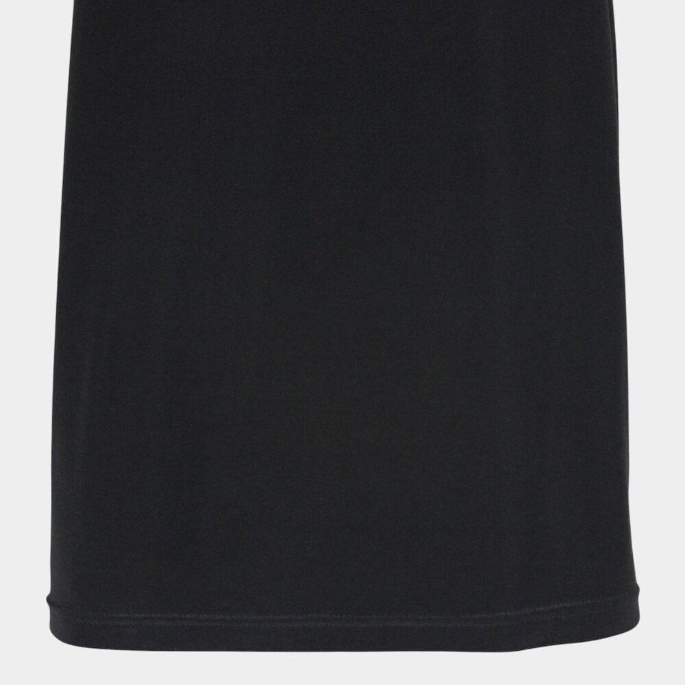 Joseph Ribkoff Black Midi Dress with Rhinestone Trim - Picture 7 of 9
